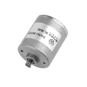 12V 18V 24V उच्च गति 20000 RPM 30000RPM 40000 RPM 100G.CM 150G.CM 36 mm Brushless डीसी मोटर के लिए प्रशंसक