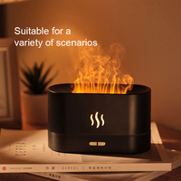 Humidificador de aire pequeño para coche, difusor de Aroma portátil, vapor de fuego, vapor inteligente, gran oferta