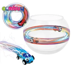 Ball bottle vehicle inside 360 spin flash mini electric high speed car toys