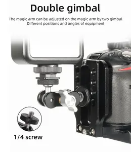 Bexin suporte de câmera profissional, clipe de suporte de luz de estúdio ao vivo, altura ajustável