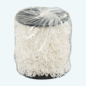 Curseur de <span class=keywords><strong>rideau</strong></span> de pli d'ondulation de style rustique avec des accessoires de bande de polyester de coureur de vague de S pour la voie de <span class=keywords><strong>rideau</strong></span> - Product Image 1