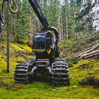 700/45-26.5 Les buissons forestiers utilisent des chaînes sur chenilles