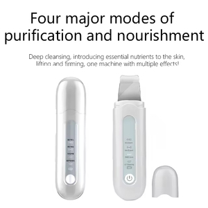 Nettoyeur de peau sonique portatif, éliminateur de points noirs, spatule pour le visage, brosse pour nettoyer en profondeur les peaux mortes - Product Image 2