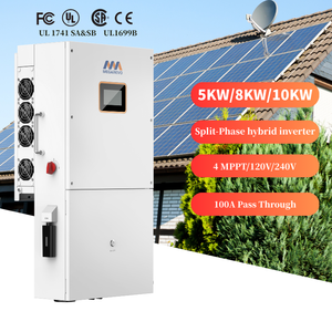 Inversor Híbrido Solar Trifásico y Monofásico UL1741SA&SB Megarevo, Batería de 48 VCC, 99.9% de Eficiencia, 5-12 kW, 120 V-240 V, IP65 - Product Image 1