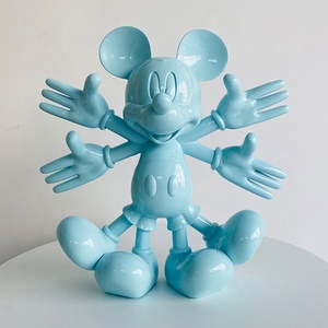 รูปปั้นและรูปปั้นทำจากเรซินเคลือบแลคเกอร์สเปรย์เคลือบเงา30 cm สำหรับตกแต่งบ้านสำนักงาน - Product Image 3