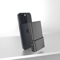 Chargeur sans fil magnétique 3-en-1 unique avec affichage numérique LED et support de téléphone pour montres, charge rapide