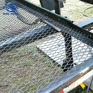 Grille en tôle perforée en aluminium galvanisé thermolaqué 4x8, maille plate, épaisseur 2 mm, pour soudure de remorque - Product Image 2