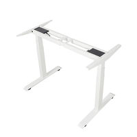Cadre de bureau électrique réglable en hauteur, ergonomique, moderne, table de bureau extensible, base en métal