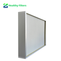Filter Udara HEPA H13 H14 U15 Kustom Baru 0.3 Mikron 99.99% Efisiensi Tinggi untuk Ruang Bersih Aliran Laminar Peternakan Jamur 1 Tahun