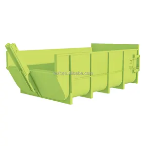 Metal garbage container commercial hook lift waste containers wast bin waste container recycling