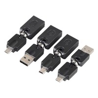 Adaptateur USB 2.0 rotatif mâle vers femelle |   Angle de pliage à 360 degrés et à 90 degrés |   Extension d'angle droit pour ordinateur portable PC 4 types
