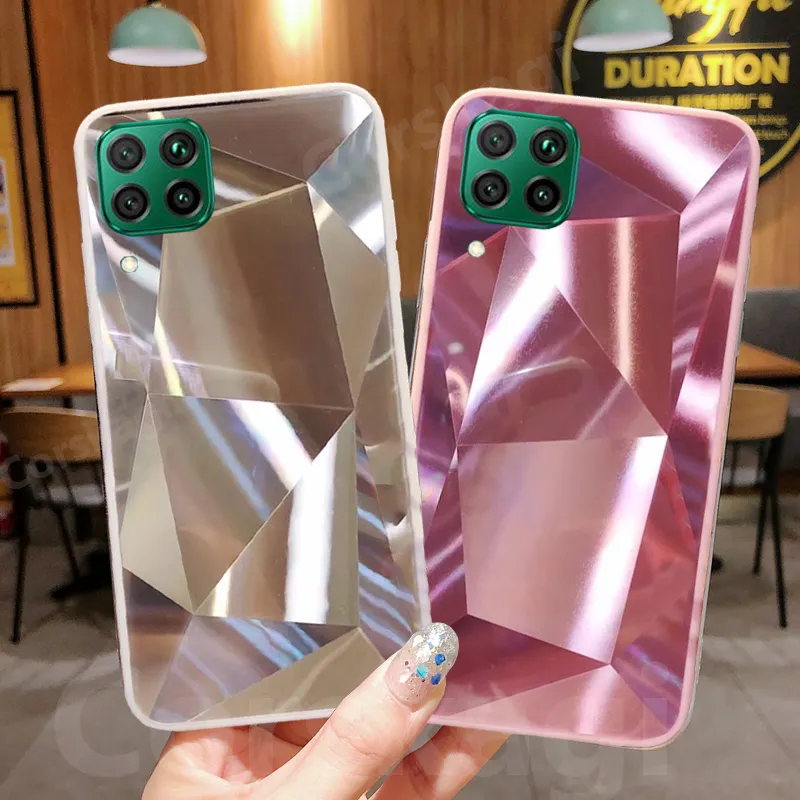 Diamond Glitter Mirror Case for HUAWEI P Smart Z Nova 7i Mate 10 20 P20 Pro P30 P40 Lite E Y9 Prime Y7 Y6 Y5 2019 Cover