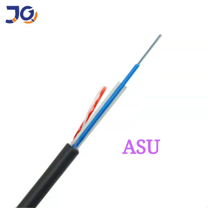 Câble à <span class=keywords><strong>fibre</strong></span> <span class=keywords><strong>optique</strong></span> aérien autoportant ASU Mini ADSS 2-24 fibres G652D pour extérieur, câble FTTH ASU 80-120 mètres de portée, directement du fabricant - Product Image 1