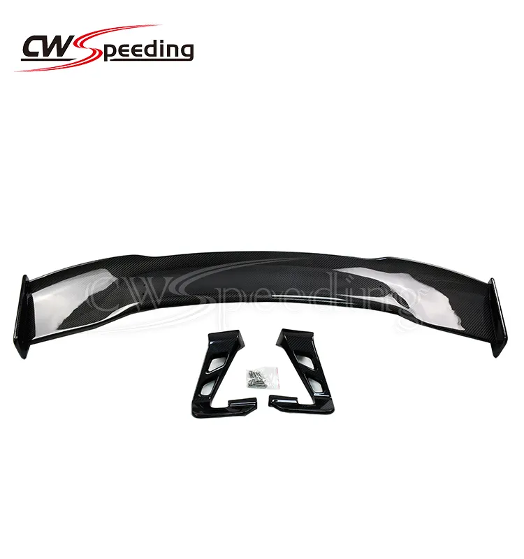 Cwvelocità SPOILER posteriore in fibra di carbonio a secco SPOILER posteriore per baule AUDI R8 V8 V10 2008-2015