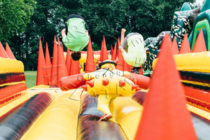 Parcours d'obstacles gonflable extérieur Crazy 5K <span class=keywords><strong>Sprint</strong></span> pour adultes, parcours d'obstacles gonflable Insane 5Km - Product Image 6