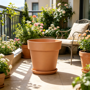 <span class=keywords><strong>Pot</strong></span> de fleurs <span class=keywords><strong>en</strong></span> plastique imitation <span class=keywords><strong>terre</strong></span> <span class=keywords><strong>cuite</strong></span> de haute qualité pour balcon et terrasse - Product Image 1
