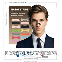 Produit tendance Taille/Logo/Couleur personnalisés Bandelettes nasales Dormez bien Mieux Dilatateurs externes Bandes nasales