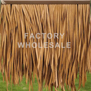 Factory Foundry Artificial Synthetic Palm Thatch Roof Plastic Straw Roof Thatch