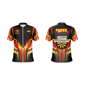 Layanan OEM Murah Kaos Jersey Dart Kustom dengan Cetak Digital dan Saku 100% Poliester Ramah Lingkungan & Cepat Kering - Product Image 3