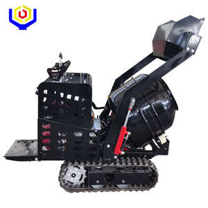 <span class=keywords><strong>Malaxeur</strong></span> à béton portatif 200L sur chenilles, auto-chargeur, avec chenilles en caoutchouc pour le mélange de ciment en ingénierie de construction - Product Image 1
