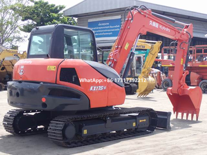 Excavadora Usada de Primera Marca KX175 con Cuchilla Topadora, Excavadora de Segunda Mano en Buen Estado en Venta - Product Image 4