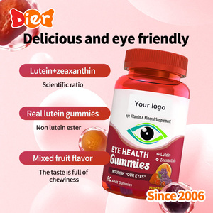 ODM şeker toptan özel özel etiket sağlıklı şeker vitamini ve Mineral takviyesi göz yetişkin için Lutein sakızlı şeker içerir - Product Image 6