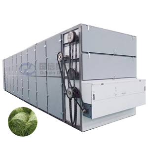 Secador de cinta transportadora inteligente con control de temperatura OEM para procesamiento de pasto, secador de forraje de gran capacidad - Product Image 1