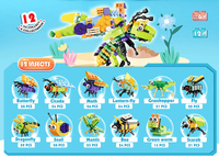 Mini figuras de insectos, bloques de construcción, juguete en cápsula, 2021