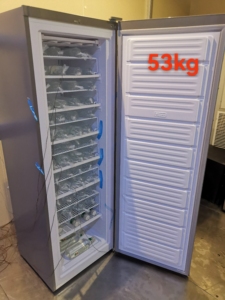 24VDC 198L 255L năng lượng mặt trời thẳng đứng Tủ đông năng lượng mặt trời Ice Maker cho Ice Blocks 53kgs mỗi ngày với năng lượng mặt trời bảng điều khiển và pin trong Fiji - Product Image 6