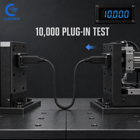 LUNG KAY Memproduksi Kabel Data USB 3.2 10Gbps 60W USB C ke C Premium untuk Laptop SSD Dock Kustom OEM ODM