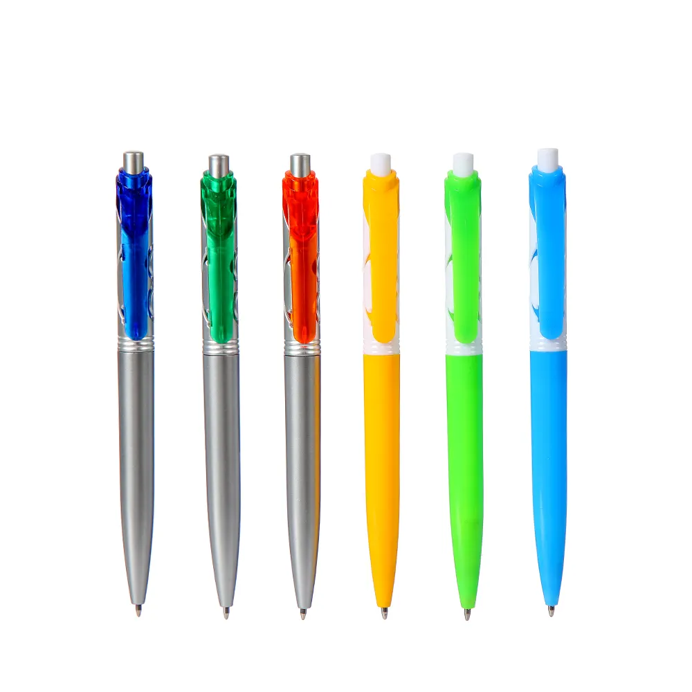 Yeni özelleştirilebilir akıcı yazı tükenmez kalem renkli ofis tükenmez kalem