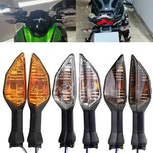 Feux de clignotants LED pour motos Z900 Z250 Z1000 SL Z650 Ninja <span class=keywords><strong>650</strong></span> 400 <span class=keywords><strong>ZX6R</strong></span> Versys 1000, rénovation/mise à niveau, nouveau, garantie de 12 mois - Product Image 2