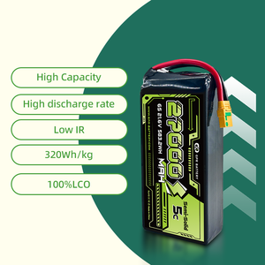 GPR POWER OEM Semi-Solid State <b>Battery</b> 27000mAh LiNiMnCoO2 Cathode 6S/12S 21.6V 5C/10C 320Wh/kg CE Certified 500 Cycles UAV - Product Image 5