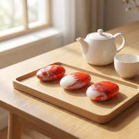 Vente en gros d'agates sang de poulet, cristaux de palmier, artisanat en cristal, cristaux et pierres rouges de guérison pour la décoration Feng Shui