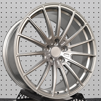 Jantes monobloc forgées 5x114.3, 17-22 pouces, multi-branches, gris ciment, pour BMW, Land Rover, Rolls-Royce, Mercedes-AMG, Audi