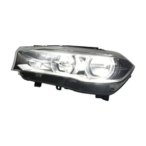 Gruppo Fari Anteriori, Fari LED di Tipo Europeo Aggiornati per <span class=keywords><strong>BMW</strong></span> Serie <span class=keywords><strong>X5</strong></span> F15 2014-2017, Xenon, DRL Giallo-Bianco Commutabile - Product Image 4