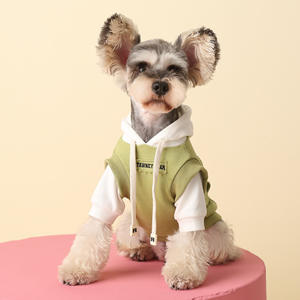 캐주얼 개 까마귀 가을과 겨울 방학 2 대조 색상 까마귀 몰타 요크셔 테디 Bichbear Schnitzer 옷 - Product Image 1