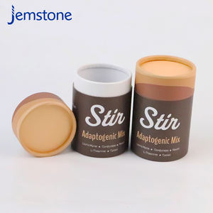 Fábrica de materiales ecológicos, venta al por mayor, caja de cilindro de cartón impresa personalizada, embalaje de tubo de papel - Product Image 2