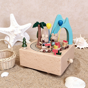 ชุดกล่องดนตรีน่ารัก คุณคือแสงแดดของฉัน พร้อมเสียงแบบกำหนดเอง เหมาะสำหรับงานฝีมือทำเองและตกแต่งบ้าน - Product Image 2