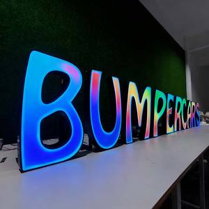 Insegna <span class=keywords><strong>LED</strong></span> 3D Personalizzata - Testo Scorrevole Impermeabile IP65 Programmabile per Pubblicità e <span class=keywords><strong>Aziende</strong></span> - Product Image 6