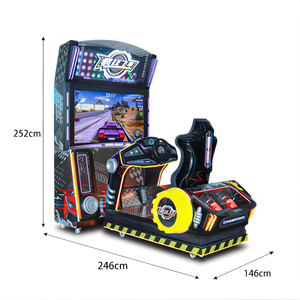 Máquina de Juego de Conducción de Autos en Inglés de Alta Calidad con Batería Recargable, Certificación CE, para Parques Temáticos - Product Image 3