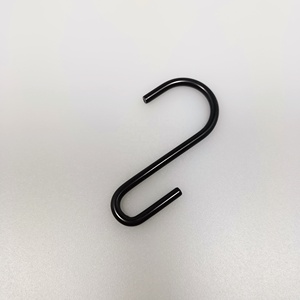 Donva DV-WFS0006 màu đen S hình cuộn dây thép nhà bếp treo Hooks với dây hình thành mùa xuân - Product Image 3