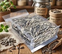 Sachets en plastique à fond plat transparents mats, thermoscellables et étanches à l'humidité, avec fermeture éclair, pour aliments et épices, 250g, 500g, 1kg