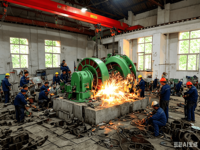 Generator Energi Bebas 150KW-2MV Turbin Pelton Hidro Sistem Roda Gila Baja untuk 50kw