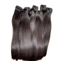 Extensions de cheveux naturels bruts de qualité 12A, alignés aux cuticules, doublement étirés à la machine, sans nœuds, directement de l'usine
