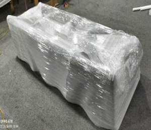 Premium Midcentury Modern Leather <b>Sofa</b> Bed Three Seat Solid Wood <b>Legs</b> Tufted Back Rolled Arm Living Room Hotel Lounge Villa - Product Image 5