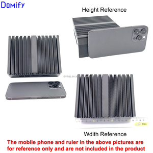 Boîtier PC embarqué sans ventilateur en alliage d'aluminium 6063 personnalisé Domify, châssis industriel, carte mère <span class=keywords><strong>SBC</strong></span> 3,5 pouces, conception ODM OEM, logo couleur - Product Image 6