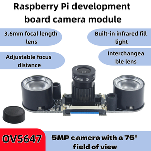Módulos de cámara Raspberry Pi HD de 5 millones de píxeles 3B + <span class=keywords><strong>4B</strong></span> con visión nocturna infrarroja 3,6mm Producto Premium del fabricante - Product Image 5