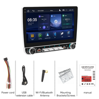 Radio para Auto BQCC de 10 Pulgadas con Pantalla IPS, Reproductor Multimedia Carplay MP5, Mirrorlink, RDS, BT, FM, GPS, Estéreo para Auto, Colorido, Universal