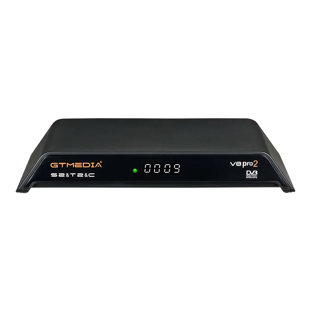 GTMEDIA V8 PRO2 HD रिसीवर DVB S2 DVB T2 कॉम्बो वाईफ़ाई RJ45 के साथ डिकोडर समर्थन आईपीटीवी यूट्यूब Powerwu Cccam उपग्रह टीवी रिसीवर